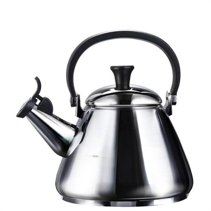 Le Creuset Stainless Steel Kone Kettle with Fixed Whistle 1.6L